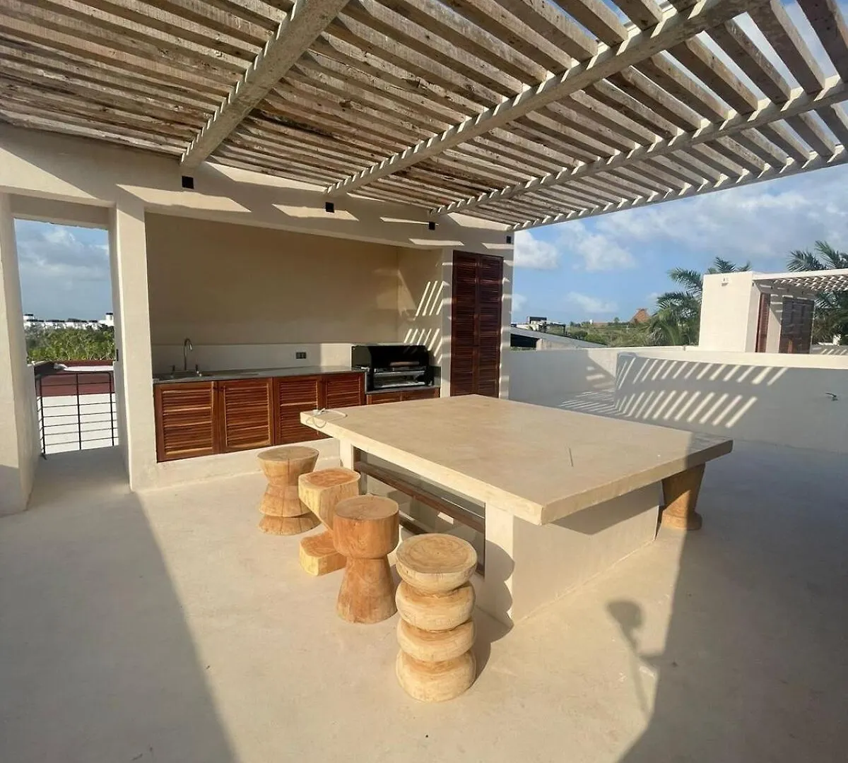 הוילה Chacalal Tulum Country Club Casa Pokolpok מקסיקו