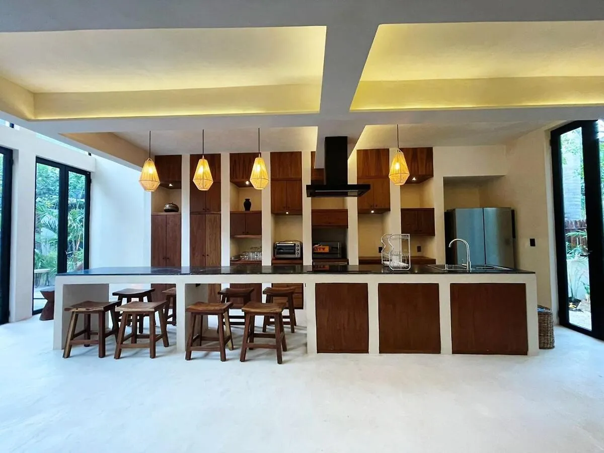 הוילה Chacalal Tulum Country Club Casa Pokolpok מקסיקו