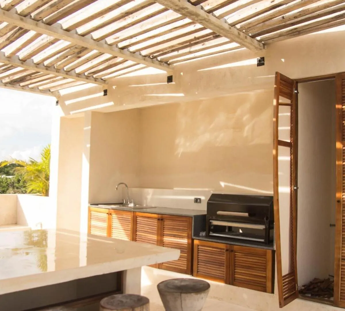 הוילה Chacalal Tulum Country Club Casa Pokolpok