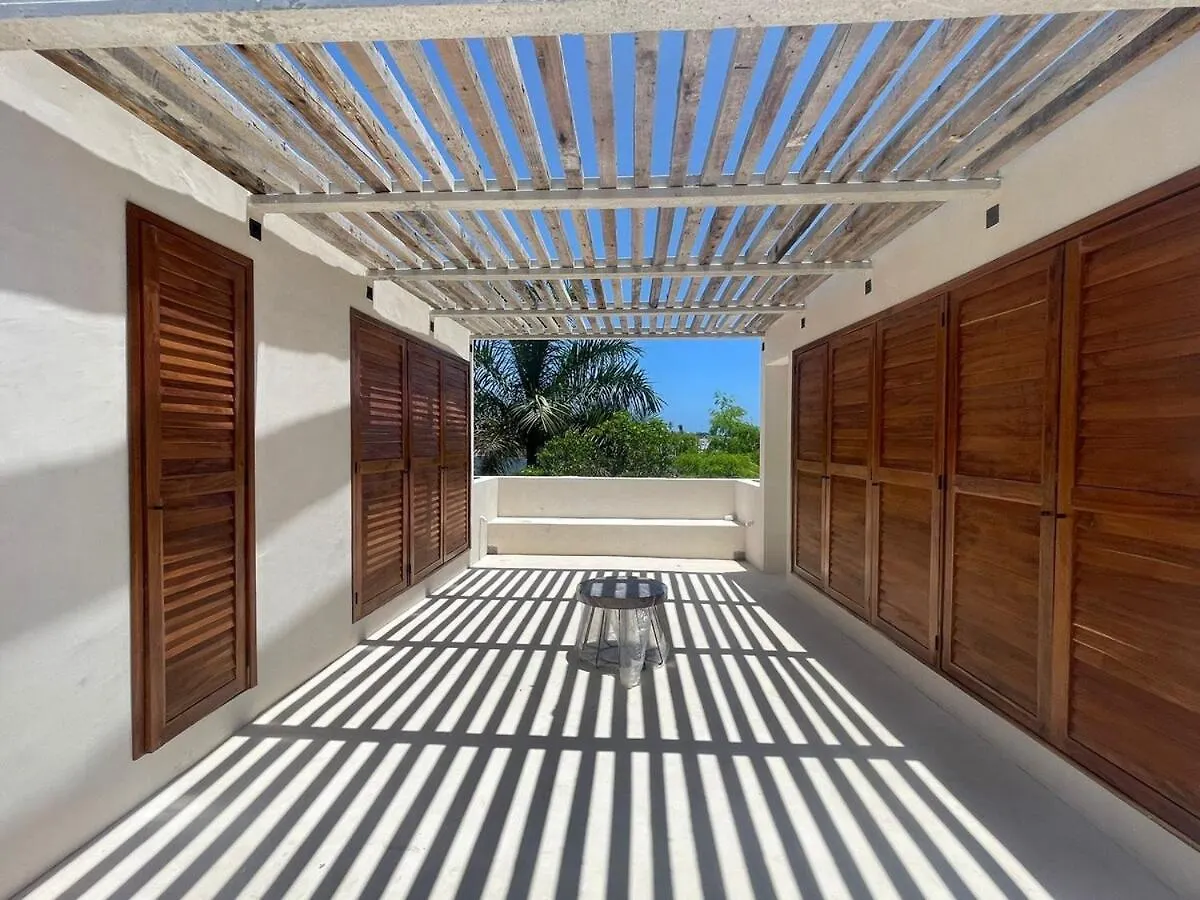 בית נופש הוילה Chacalal Tulum Country Club Casa Pokolpok מקסיקו