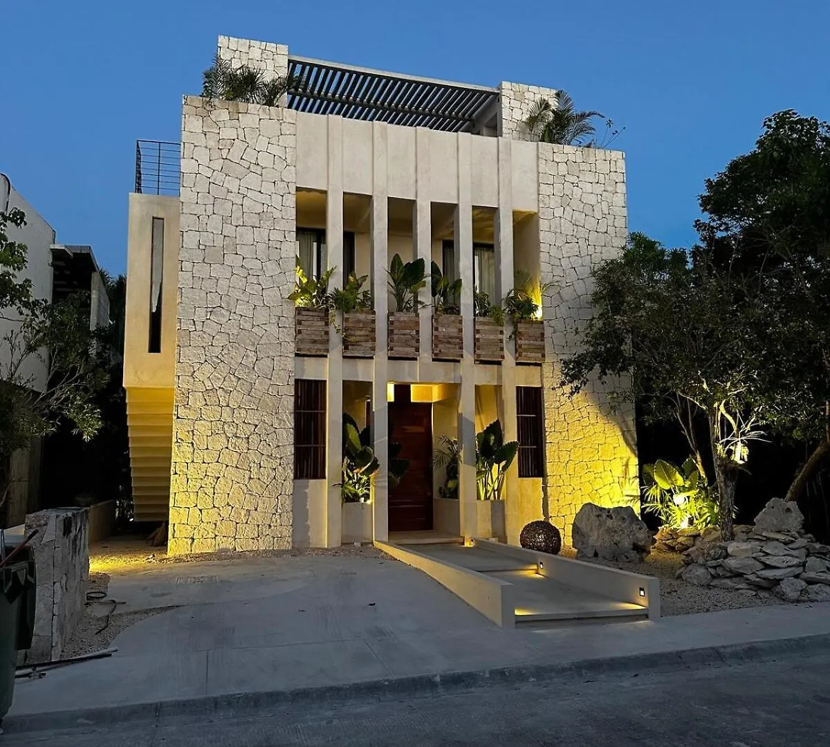 בית נופש הוילה Chacalal Tulum Country Club Casa Pokolpok